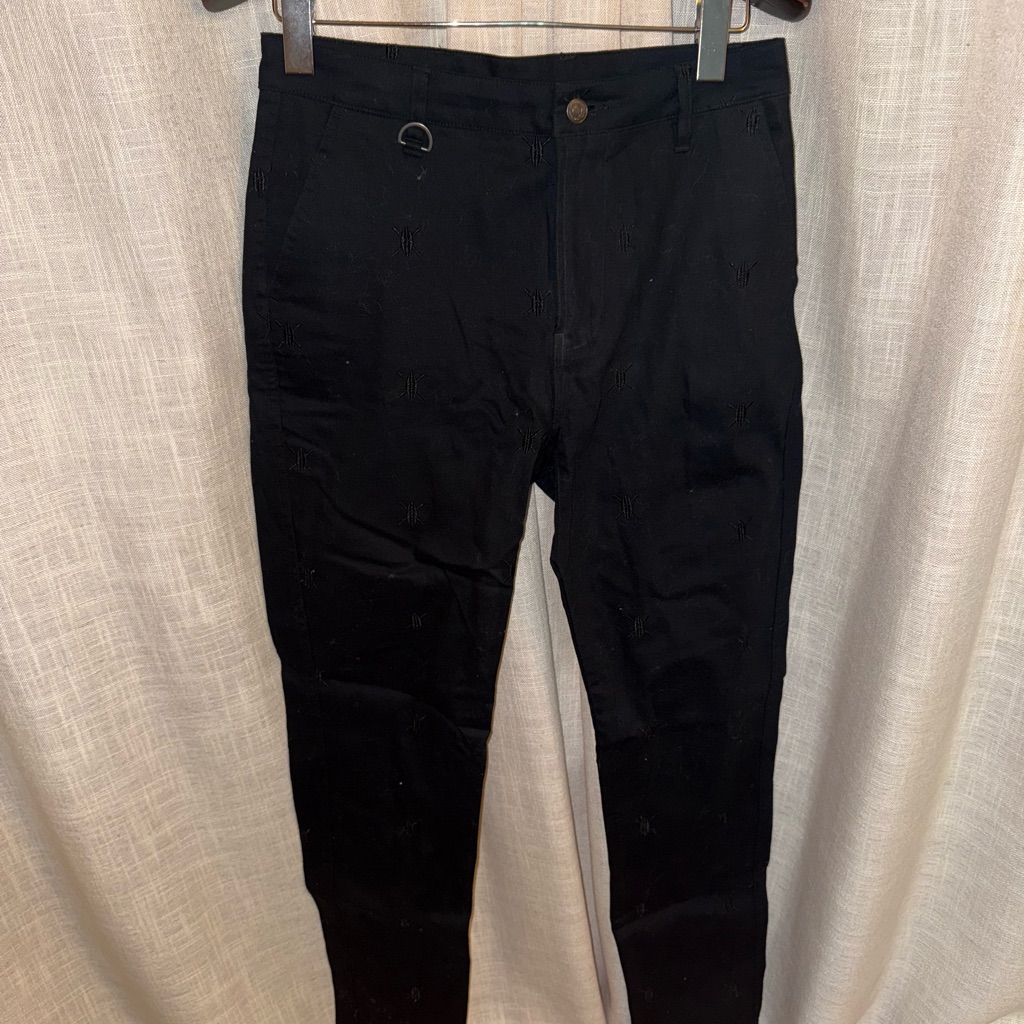 Daily Paper Black Logo Motif Pants